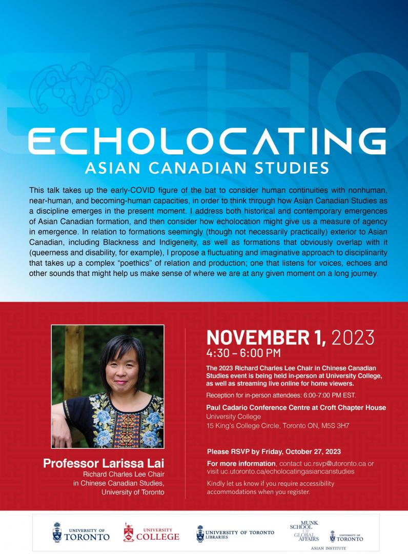 Echolocating Asian Canadian Studies