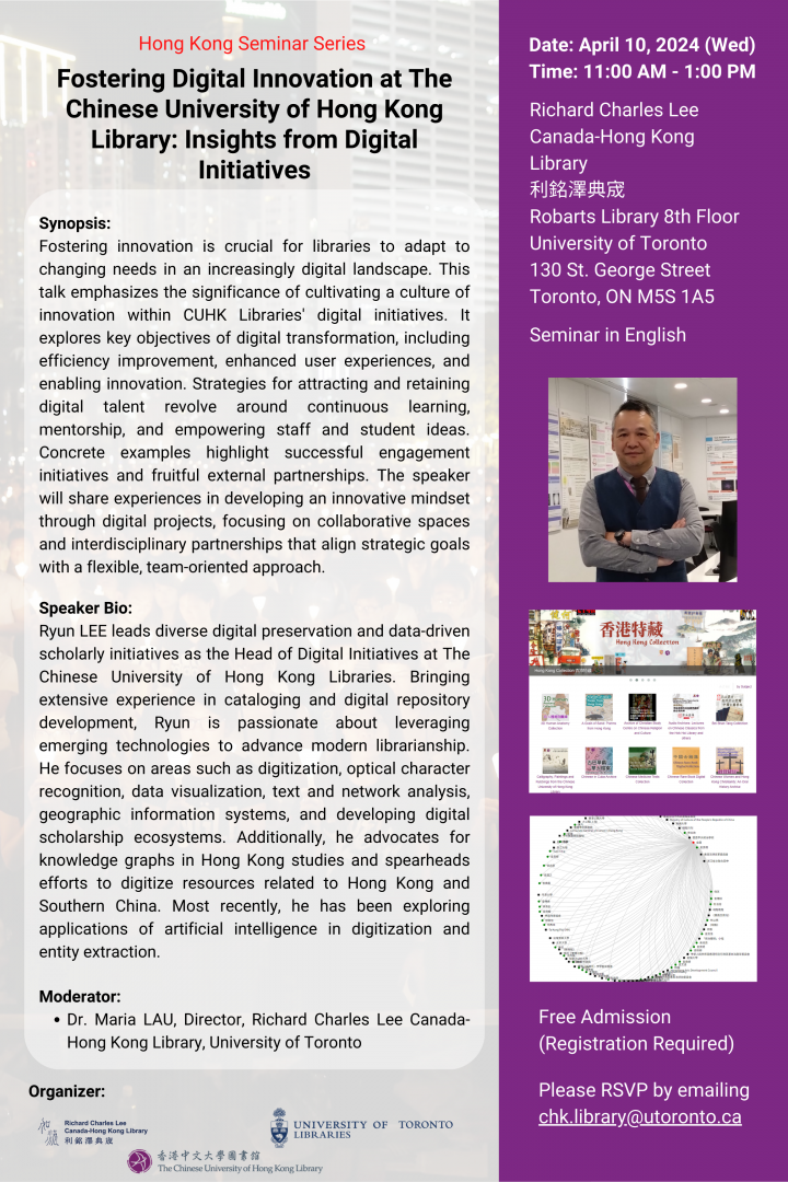 Fostering Digital Innovation at The Chinese University of Hong Kong Library: Insights from Digital Initiatives