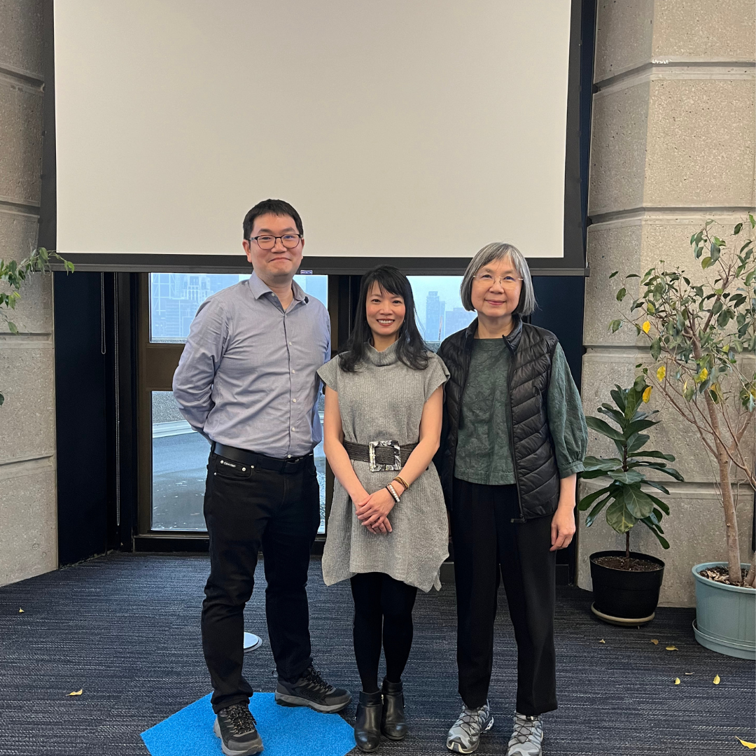 From left to right, Professor Chris Song, Dr. Tammy Lai-ming Ho, Dr. Lai Che Maria Lau