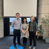 From left to right, Professor Chris Song, Dr. Tammy Lai-ming Ho, Dr. Lai Che Maria Lau